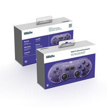 Load image into Gallery viewer, 8Bitdo SN30 Pro Bluetooth Controller for Switch1/2,Windows, Crystal Purple NEW
