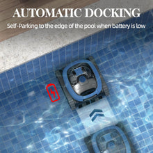 Load image into Gallery viewer, Robotic Pool Vacuum, 3-in-1 Cordless Pool Cleaner for Inground &amp; Above Ground Pools, Wall &amp; Waterline Cleaning, Smart Navigation, Self-Parking
