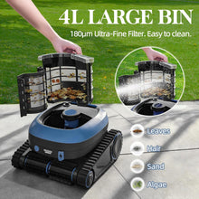 Load image into Gallery viewer, Robotic Pool Vacuum, 3-in-1 Cordless Pool Cleaner for Inground &amp; Above Ground Pools, Wall &amp; Waterline Cleaning, Smart Navigation, Self-Parking
