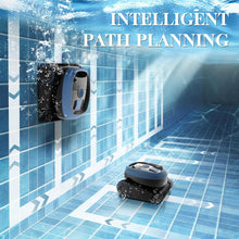 Load image into Gallery viewer, Robotic Pool Vacuum, 3-in-1 Cordless Pool Cleaner for Inground &amp; Above Ground Pools, Wall &amp; Waterline Cleaning, Smart Navigation, Self-Parking
