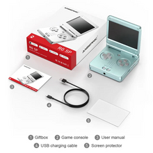 Load image into Gallery viewer, Anbernic RG SP Emulation Handheld Pearl Blue with 64GB Micro SD
