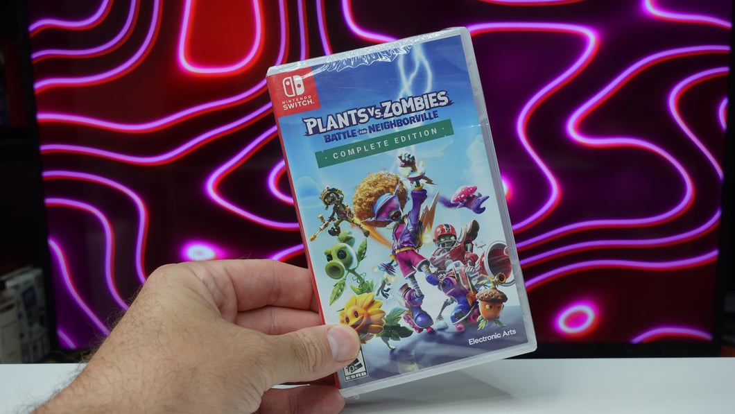 Plants VS. Zombies Battle For NeighborVille Complete Edition Switch NEW