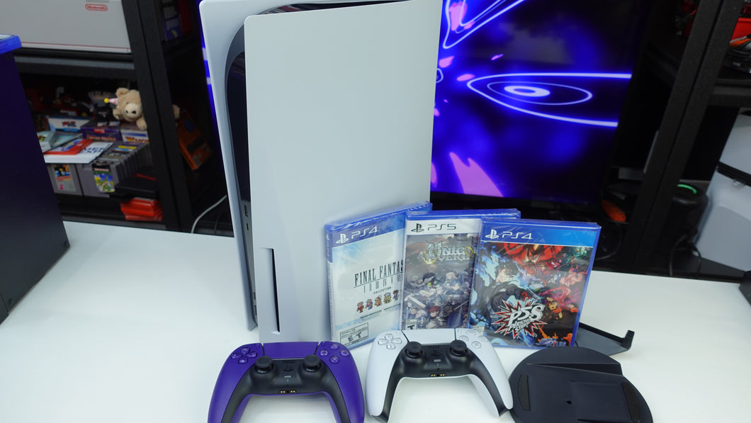 PlayStation 5 Disc Version with 2TB SSD Bundle 2 Controllers + 3 NEW Games