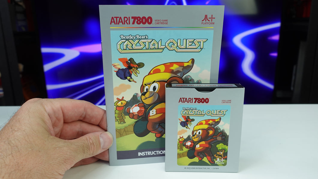 Bentley Bear's Crysal Quest Atari 2600+/ 7800+ NEW