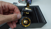 Load image into Gallery viewer, ModRetro Chromatic Custom 1st Edition Grey With Limited Edition Black Gold Koss Porta Pro Headphones
