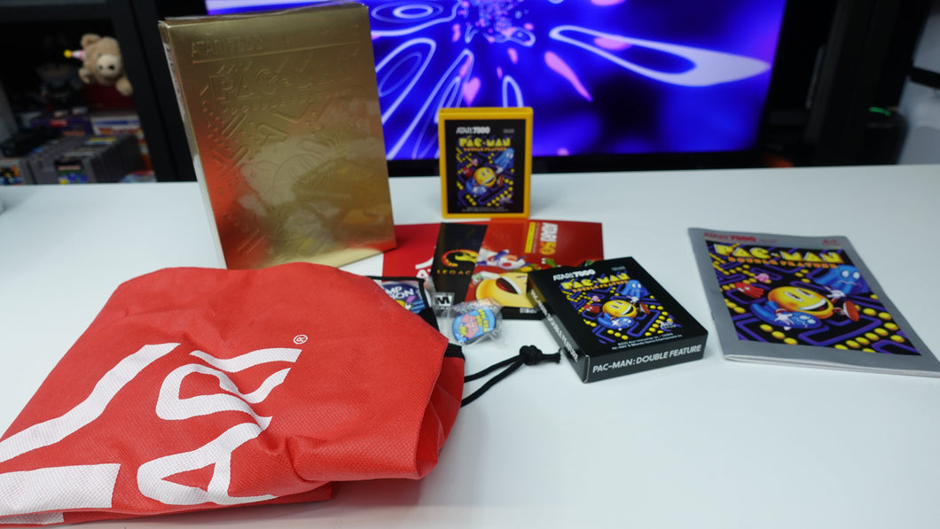 PAC-MAN Double Feature GOLD Box SDCC 2025 EXCLUSIVE Orange Cart With Extras