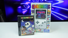 Load image into Gallery viewer, ModRetro Chromatic Cloud Gorilla Glass Handheld + Hermano Game NEW
