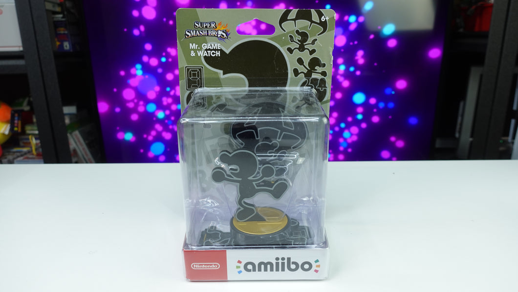Mr Game & Watch Amiibo NEW