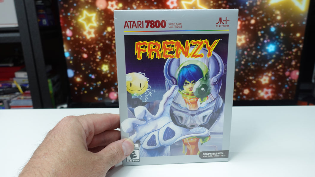 Atari 7800+ Frenzy Cartridge NEW