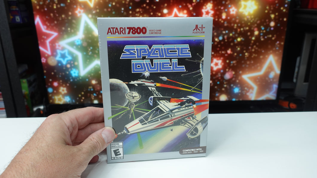 Atari 7800+ Space Duel Cartridge NEW
