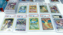 Load image into Gallery viewer, Pokemon TCG PSA Gold Mystery Pack! Guaranteed Graded Cards, Packs, Rares, Holos &amp; More
