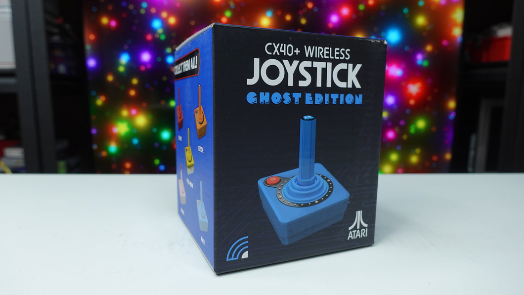Atari CX40+ Wireless Joystick Ghost Edition Blinky