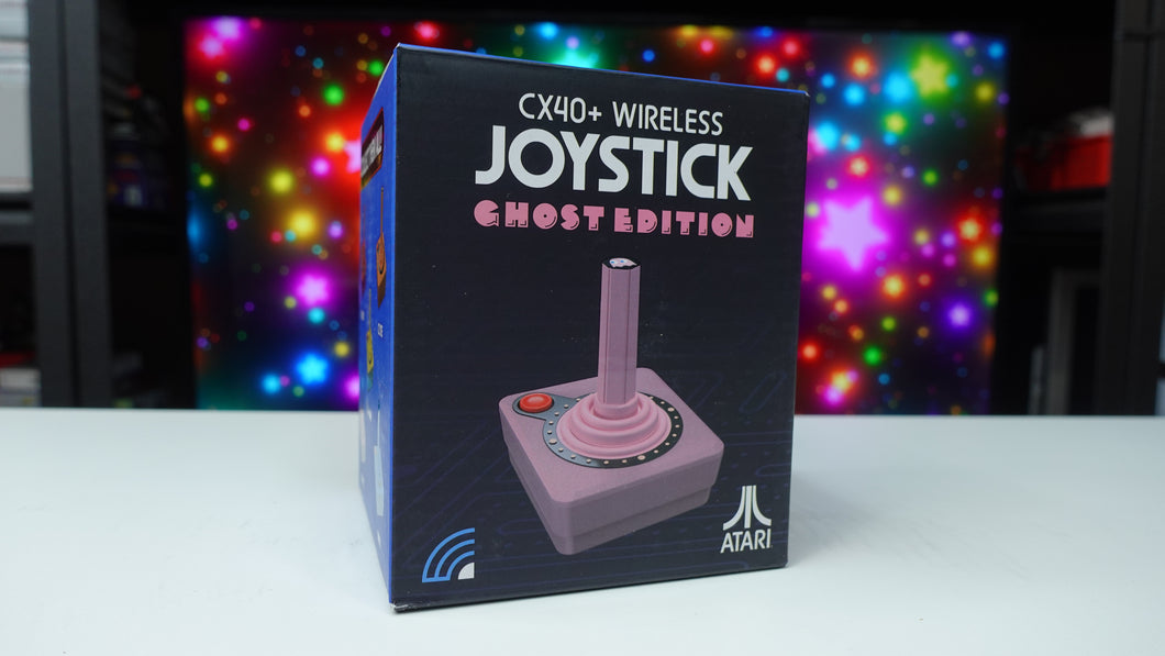 Atari CX40+ Wireless Joystick Ghost Edition Pinky