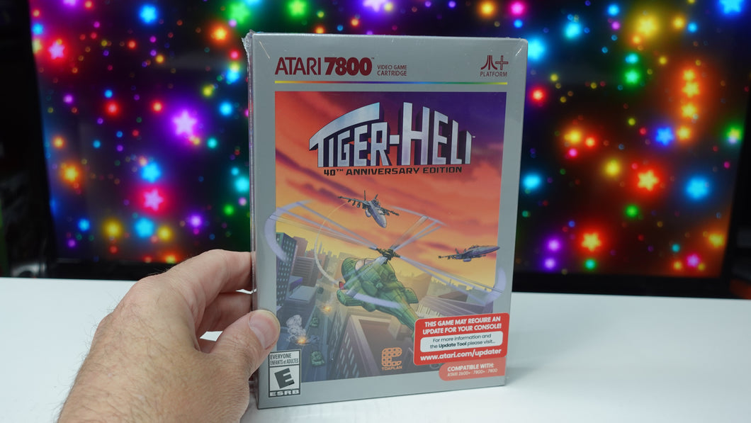 Atari 7800+ Tiger Heli Cartridge NEW