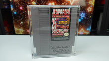 Load image into Gallery viewer, Authenticated Jeopardy NES Alex Trebek Autographed Cartridge In Acrylic Case
