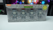 Load image into Gallery viewer, Herocross TMNT Hybrid Metal Figures Comic Con SDCC 2016 Exclusive Black &amp; White Set NEW
