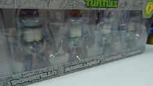 Load image into Gallery viewer, Herocross TMNT Hybrid Metal Figures Comic Con SDCC 2016 Exclusive Black &amp; White Set NEW
