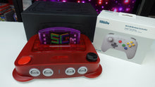 Load image into Gallery viewer, ModRetro M64 AMD Red Bundle With Summercart 64 + 8Bitdo 64 Controller
