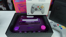 Load image into Gallery viewer, ModRetro M64 Purple With 8Bitdo 64 Bluetooth Controller
