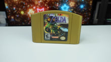 Load image into Gallery viewer, N64 The Legend of Zelda Majora's Mask Gold Cart Authentic
