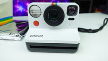 Load image into Gallery viewer, Polaroid Now Gen 3 Instant I-Type Camera White &amp; Black + Film &amp; Carrying Case Bundle
