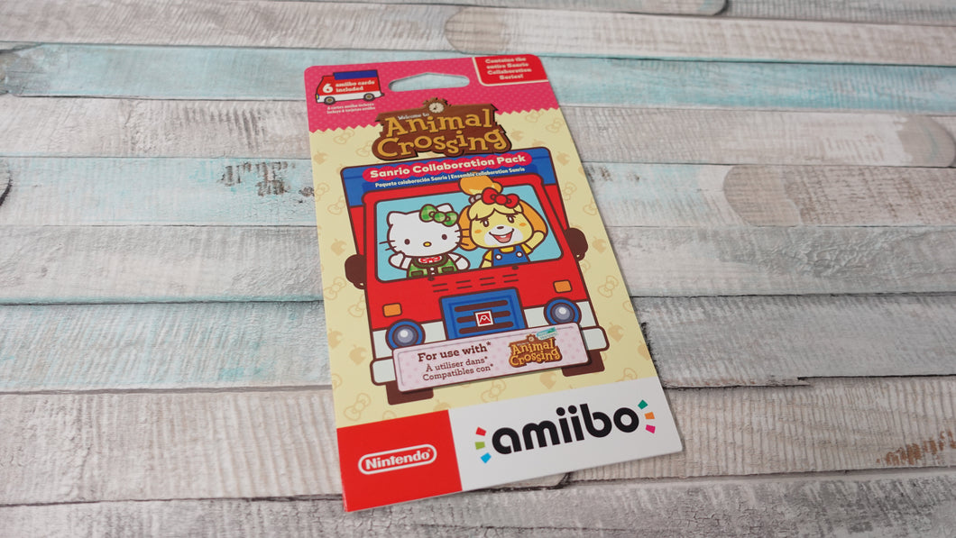 Animal Crossing Hello Kitty Collaboration Amiibo Cards NEW