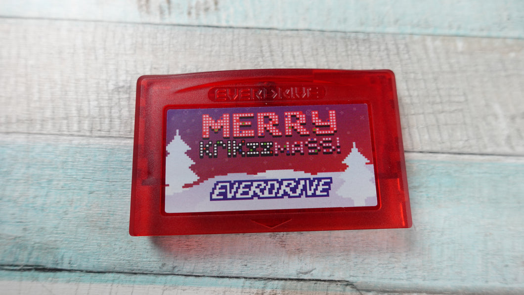 NEW Krikzz Everdrive GBA X5 Mini Replacement Shell x1 Merry Krikzzmass Edition