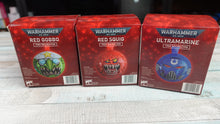 Load image into Gallery viewer, Warhammer 40k Christmas Ornament Set NEW 2022 Edition: Ultramarine, Red Squig, Red Gobbo
