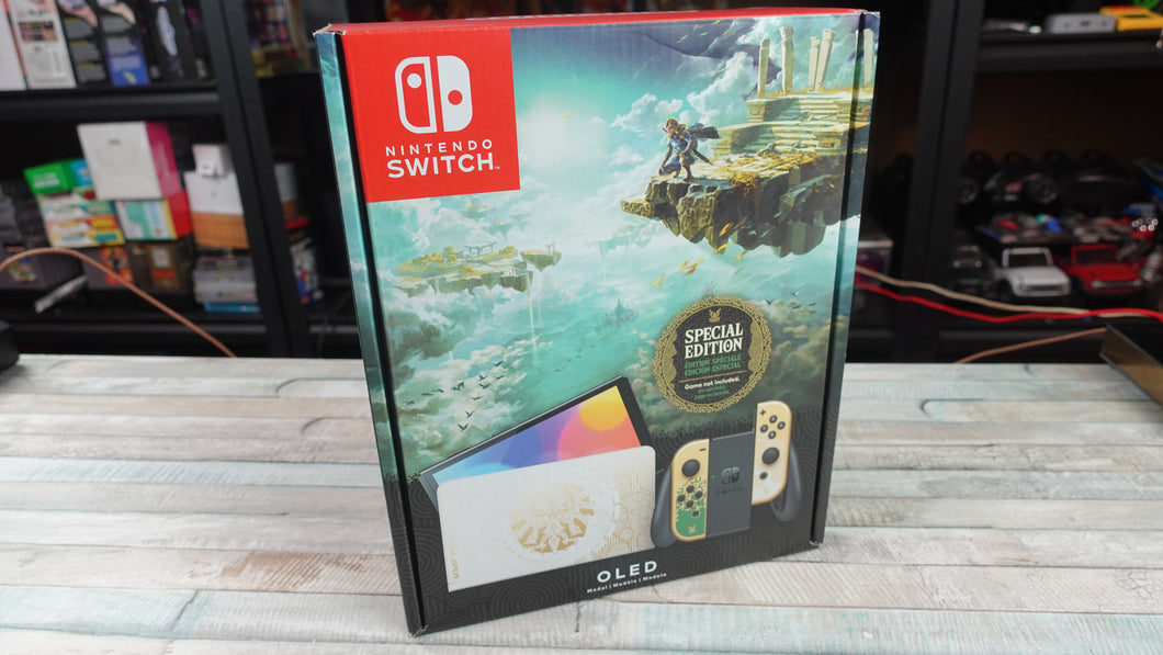 USA Version The Legend of Zelda: Tears of the Kingdom Nintendo Switch OLED Model Console