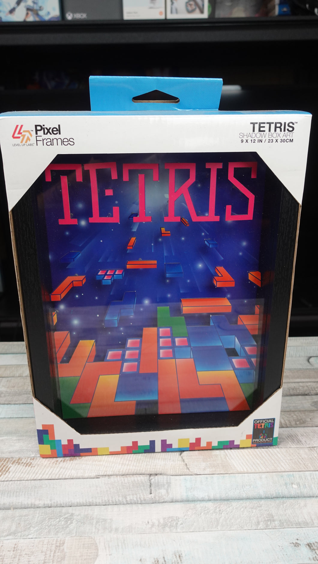 Tetris Pixel Frame Shadow Box NEW