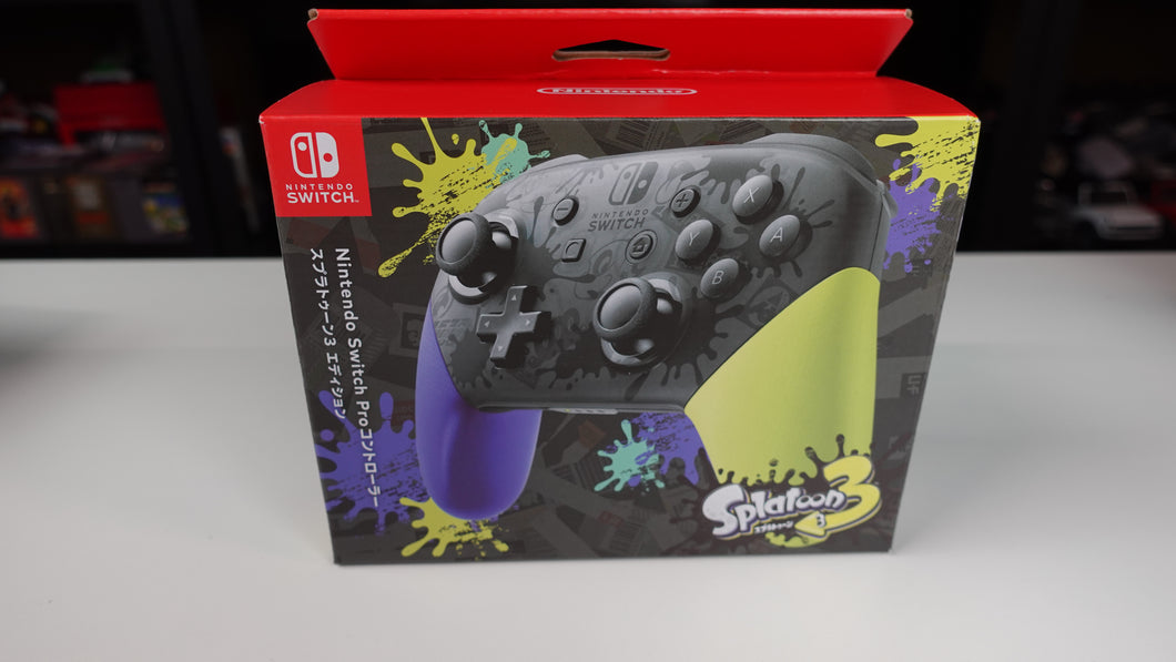 Splatoon 3 Nintendo Switch Pro Controller AUTHENTIC