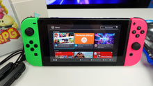 Load image into Gallery viewer, Nintendo Switch V1 Console With Animal Crossing Dock + Super Mario RPG NEW Bundle
